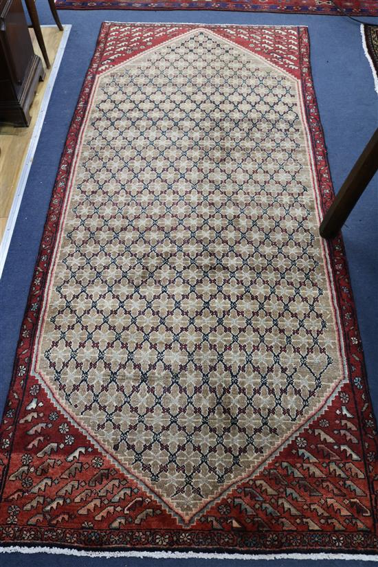 An Araak rug, 238 x 98cm